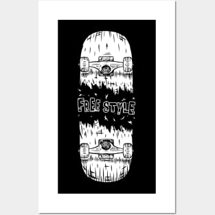 skate free style Posters and Art